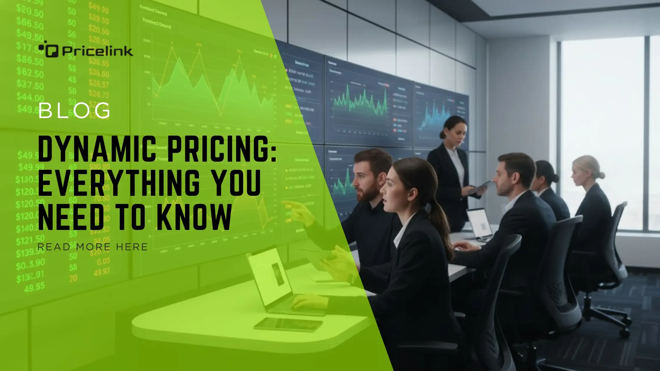 Dynamic pricing dashboard on PriceLink showing real-time Walmart data